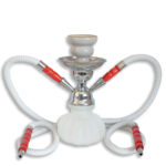 Waterpijp Callas | 23cm Wit