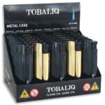 Tobaliq Jet Flame | Black & Gold