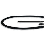 Siliconenslang-set | 150cm Zwart