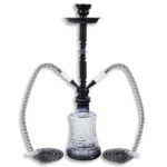 Waterpijp Zagreb | 58cm Zwart