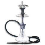 Waterpijp Alux 380 | 44cm Marmer Wit