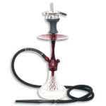 Waterpijp Alux 380 | 44cm Marmer Rood